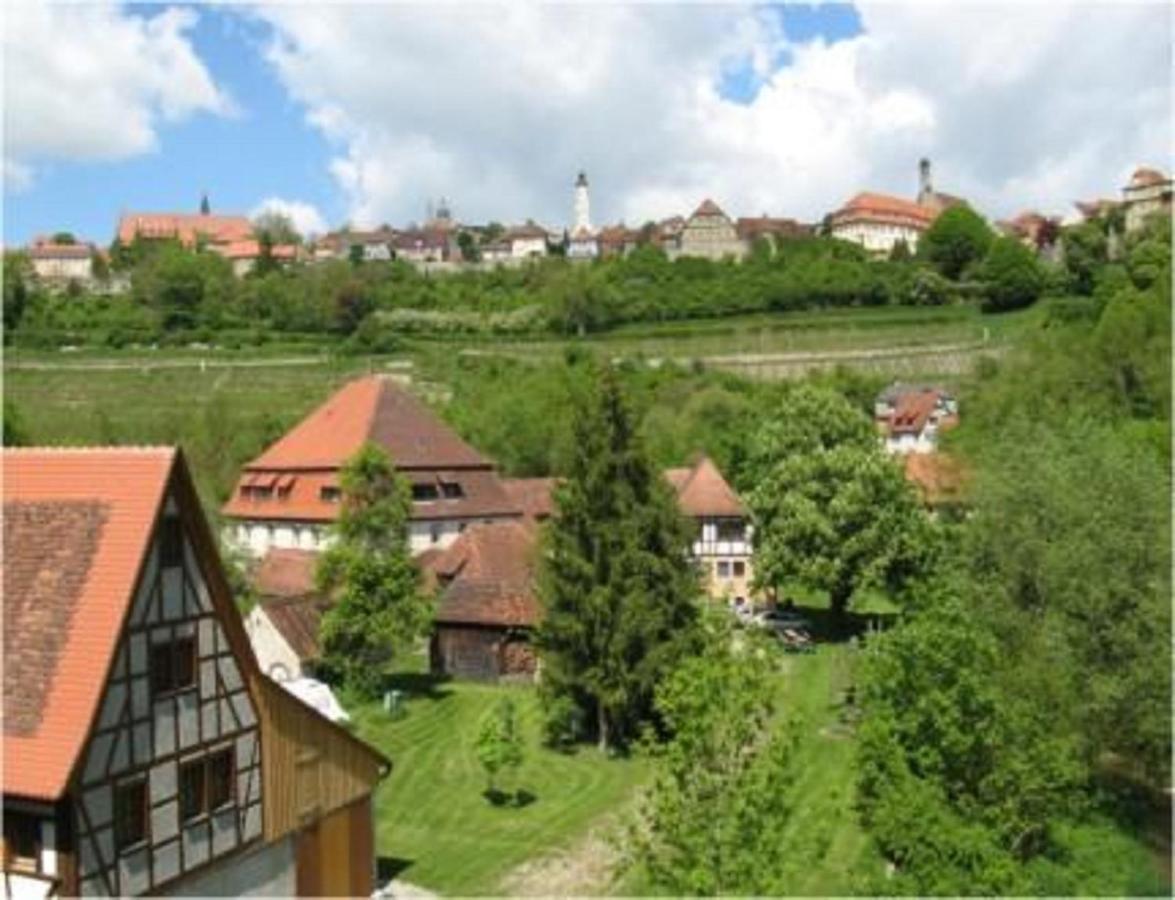 HERRNMÜHLE - Pension&Ferienwohnungen Rothenburg ob der Tauber Exterior foto